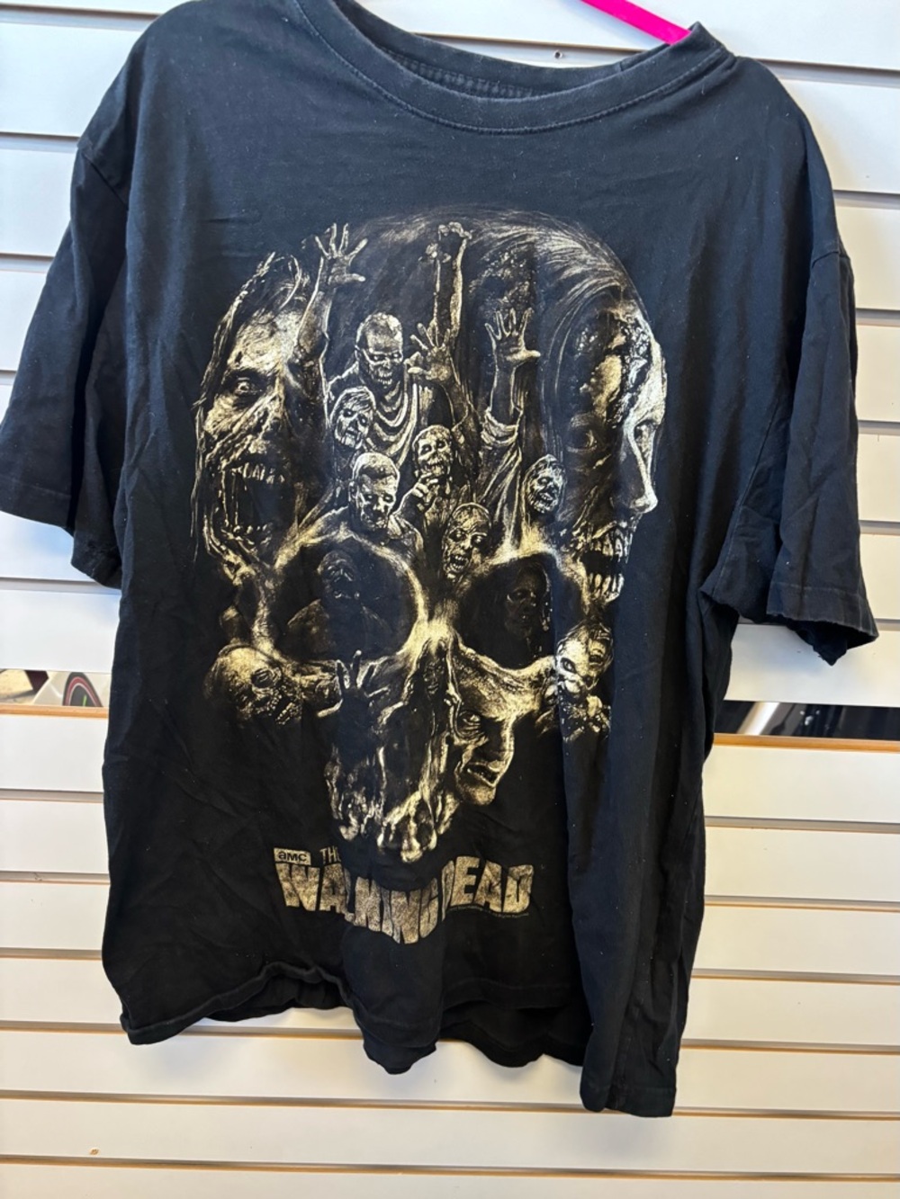The Walking Dead AMC Skull Black Graphic Tee -Men